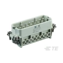 TE Connectivity Heavy Duty Power Connector Insert 16A 250V Panel Mount 16 Contacts Male HDC HA Series T2010162101-000