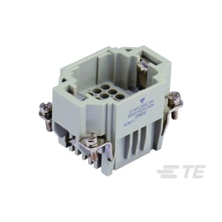 TE Connectivity Heavy Duty Power Connector Insert 10A 250V HDC HDD Series Male 24 Contacts T2030242101-000