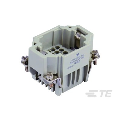 TE Connectivity Heavy Duty Power Connector Insert 10A 250V HDC HDD Series Male 24 Contacts T2030242101-000