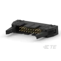 TE Connectivity AMP-LATCH Series Straight Through Hole PCB Header, 20 Contacts, 2.54 mm Pitch, 2 Row, Shrouded 5499206-4