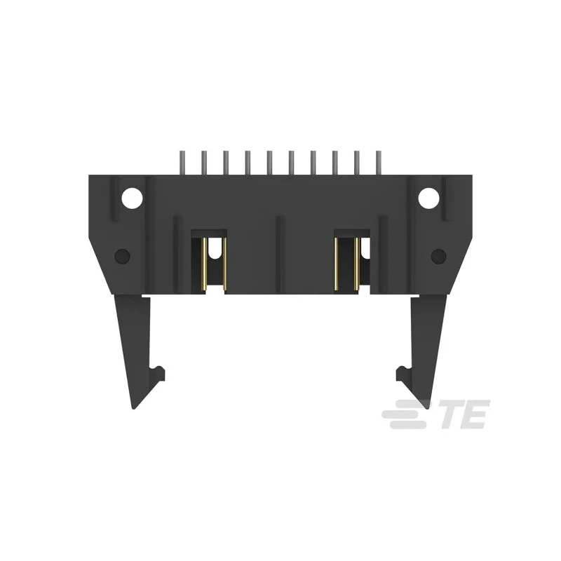 TE Connectivity AMP-LATCH Series Straight Through Hole PCB Header, 20 Contacts, 2.54 mm Pitch, 2 Row, Shrouded 5499206-4