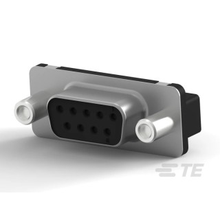 TE Connectivity AMPLIMITE HD-20 9 Way Straight 2.74 mm Pitch Through Hole D-Sub Connector 1-5747150-3
