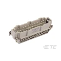 TE Connectivity Heavy Duty Power Connector Insert 16A 500V Panel Mount Male 24 Contacts T2040242101-000