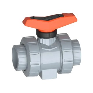 Georg Fischer ABS Solvent Cement Socket Ball Valve 1 inch, 1 bar Pressure 546 Pro Series 169546244