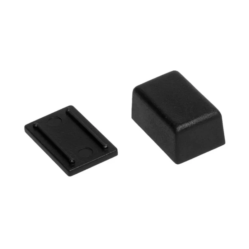 RS PRO Black Black Lid ABS General Purpose Enclosure IP54 14.6 mm x 26.5 mm x 17.3 mm IP54