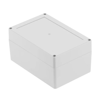 RS PRO Grey Lid ABS General Purpose Enclosure IP65 90.3 mm x 180.1 mm x 120.1 mm IP65