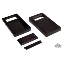 RS PRO Black ABS General Purpose Enclosure IP10 IK07 45.4 mm x 81.5 mm x 145.1 mm 192-0771