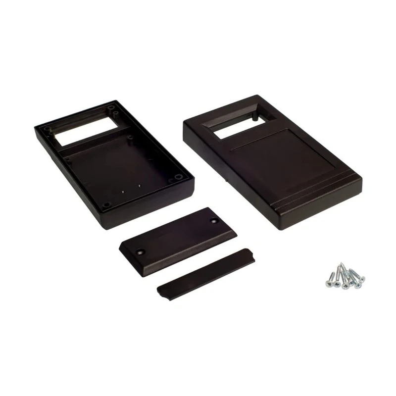 RS PRO Black ABS General Purpose Enclosure IP10 IK07 45.4 mm x 81.5 mm x 145.1 mm 192-0771