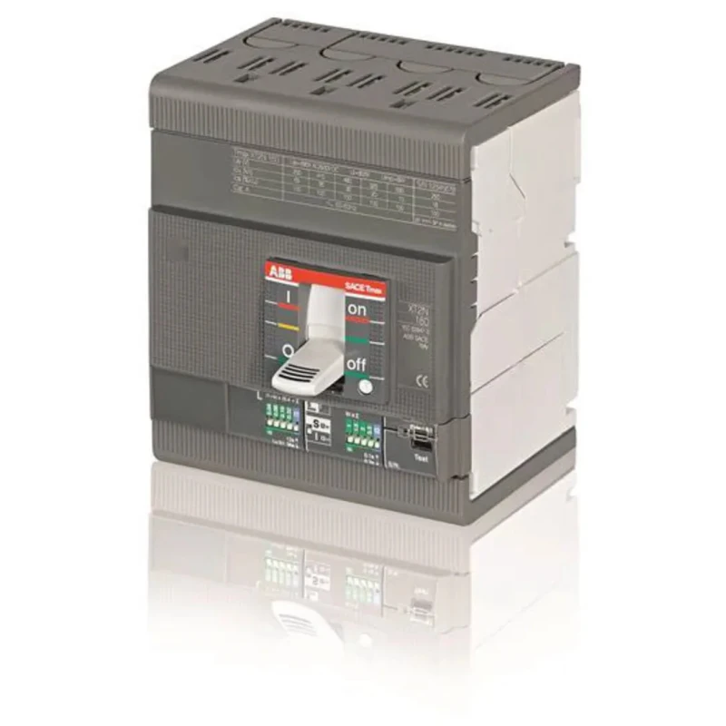 ABB XT2 Molded Case Circuit Breaker 4-Pole 63A 690V AC Breaking Capacity 15kA 1SDA067961R1