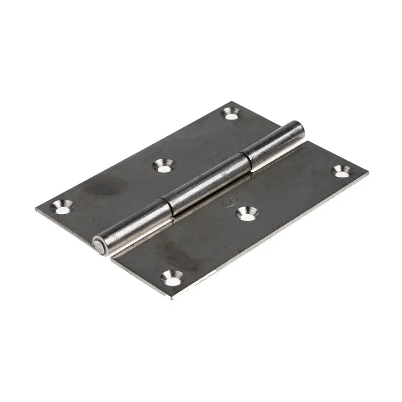 Pinet Stainless Steel Piano Hinge with Fixed Pin Screw Fixing 100 mm x 70 mm x 2 mm 726-4071