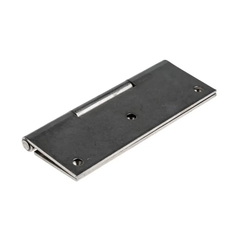 Pinet Stainless Steel Piano Hinge with Fixed Pin Screw Fixing 100 mm x 70 mm x 2 mm 726-4071