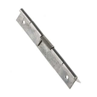 RS PRO Stainless Steel Piano Hinge 75 mm x 20 mm x 0.7 mm Spring Loaded Pin 726-4093