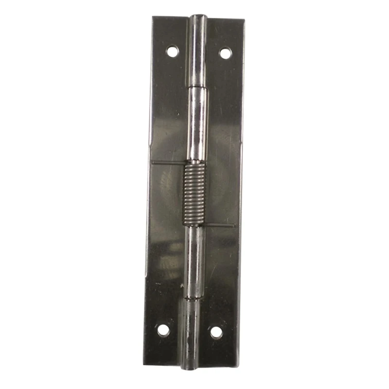 RS PRO Stainless Steel Piano Hinge 75 mm x 20 mm x 0.7 mm Spring Loaded Pin 726-4093