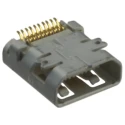 Molex Type D 19 Way Right Angle Female HDMI Connector 30V 46765-0001