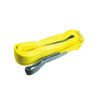 RS PRO 4 m Yellow Polyester Webbing Lifting Sling 3 Ton Capacity 90 mm Width 729-3082