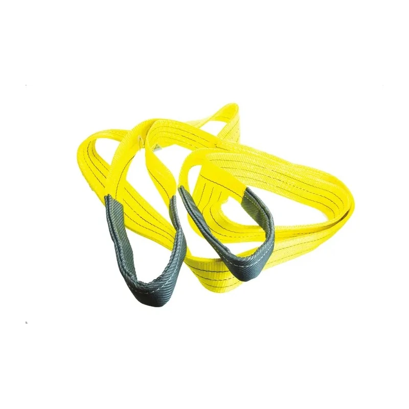 RS PRO 4 m Yellow Polyester Webbing Lifting Sling 3 Ton Capacity 90 mm Width 729-3082
