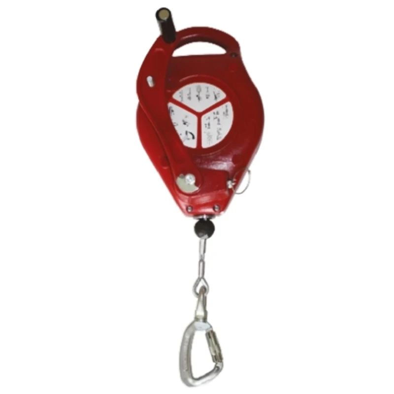 Certex Bridon Lifting Systems Arrest Block with Stainless Steel Lifeline, Integral Winch, 15m Cable, Max Load 136kg 09A0116