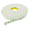 3M White Double Sided Polyurethane Foam Tape 25mm x 66m Length x 0.8mm Thickness 3M 4032 25mm x 66m