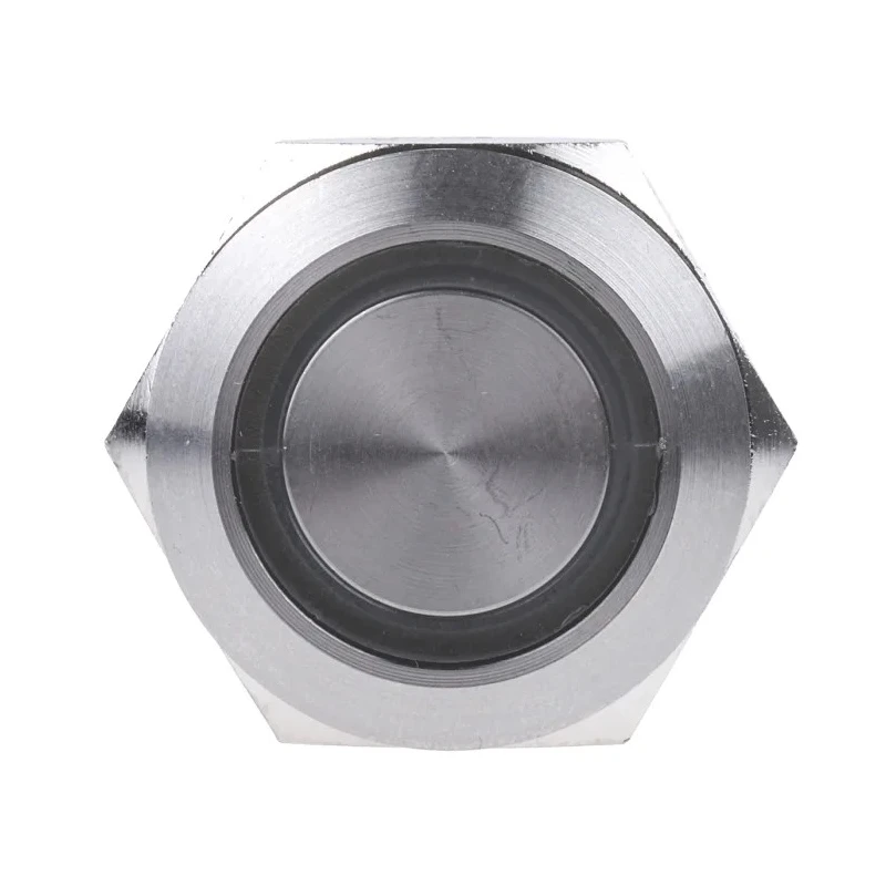 Bulgin Illuminated Push Button Switch 19.2mm Panel Cutout, Momentary SPST, Green LED, IP66, 24V DC MPI002/TE/GN/12