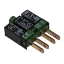 Eaton Push Button Contact Block for RMQ 16 Series, 1 NO, Screw Terminal, Rated 4A, Model 090351 E10