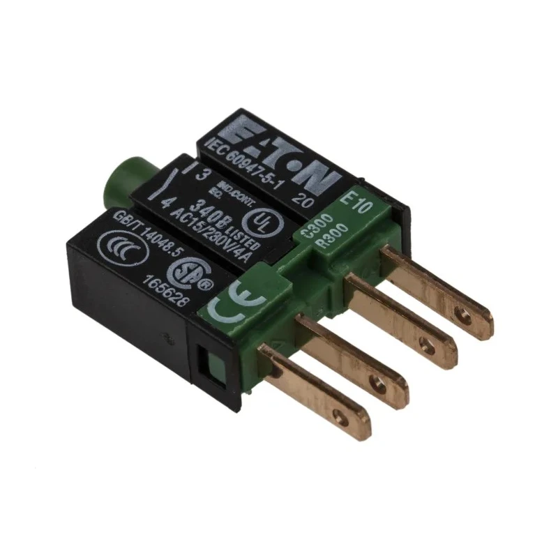 Eaton Push Button Contact Block for RMQ 16 Series, 1 NO, Screw Terminal, Rated 4A, Model 090351 E10