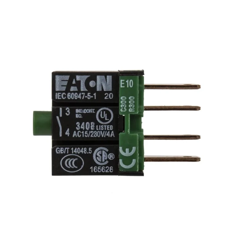 Eaton Push Button Contact Block for RMQ 16 Series, 1 NO, Screw Terminal, Rated 4A, Model 090351 E10