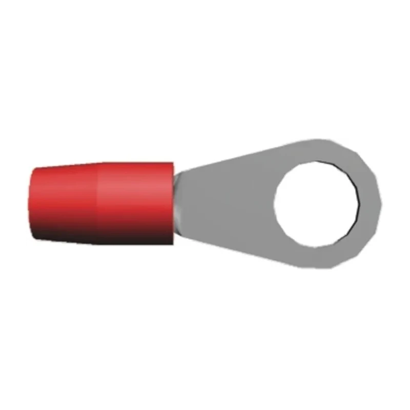 TE Connectivity TERMINYL Insulated Ring Terminal M10 Stud Size 8 AWG Wire Size Red 324045