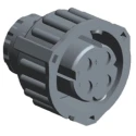 TE Connectivity Automotive Connector Male Grey Cable 4 Way Crimp Termination 2-967325-1
