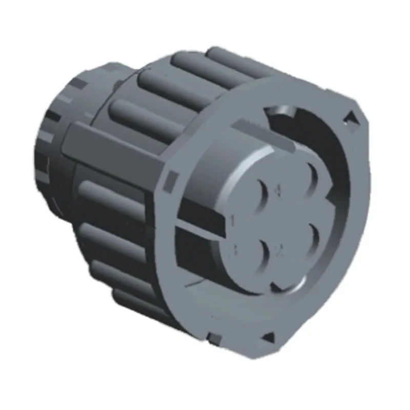 TE Connectivity Automotive Connector Male Grey Cable 4 Way Crimp Termination 2-967325-1