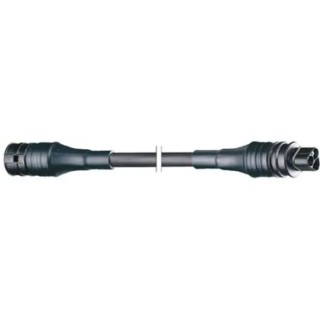 Wieland Power Cord RST 20i3 to RST 20i3, 1 m, 250 V, 16 A, Black Ethylene Propylene Rubber Jacket 96.232.1030.1