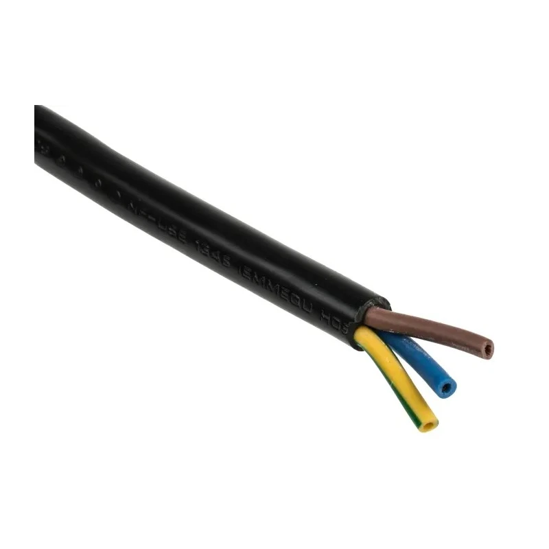 RS PRO Plug to Unterminated Power Cord 2 m Black PVC, 10 A, 250 V 731-6210