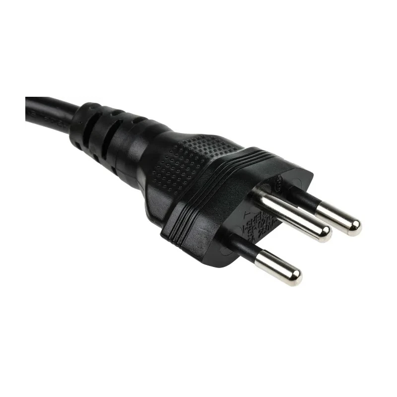 RS PRO Plug to Unterminated Power Cord 2 m Black PVC, 10 A, 250 V 731-6210