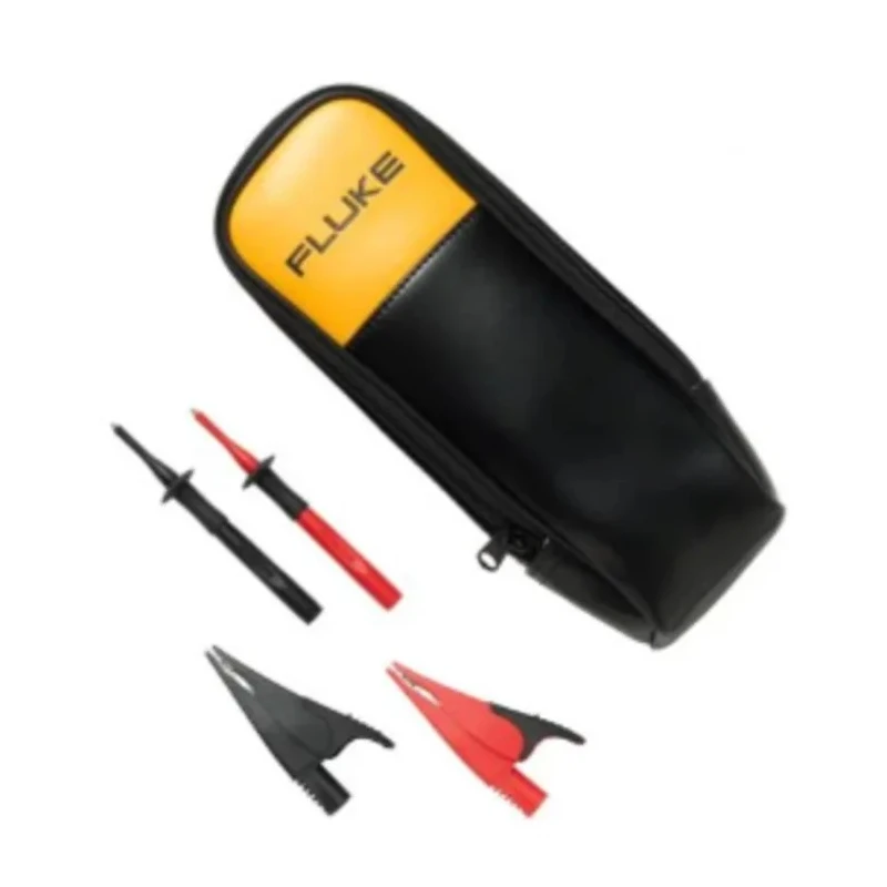 Fluke Black and Red Insulated Crocodile Clip Kit 10A Current Rating with 20mm Jaw Opening Fluke T5-KIT-1