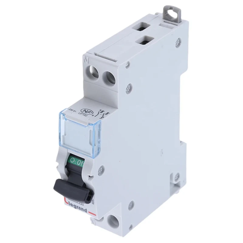 Legrand DNX3 Molded Case Circuit Breaker 1-Pole 6A Breaking Capacity 4.5 kA DIN Rail DNX3