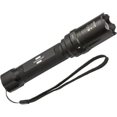 brennenstuhl Rechargeable LED Torch Black Aluminium Housing 430 lm 184 mm 1178600201