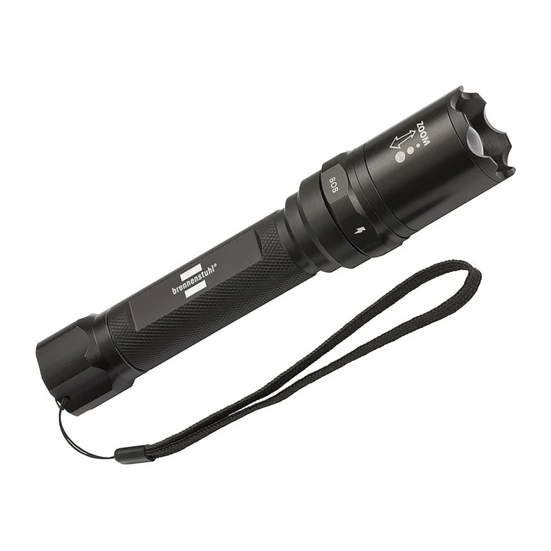 brennenstuhl Rechargeable LED Torch Black Aluminium Housing 430 lm 184 mm 1178600201