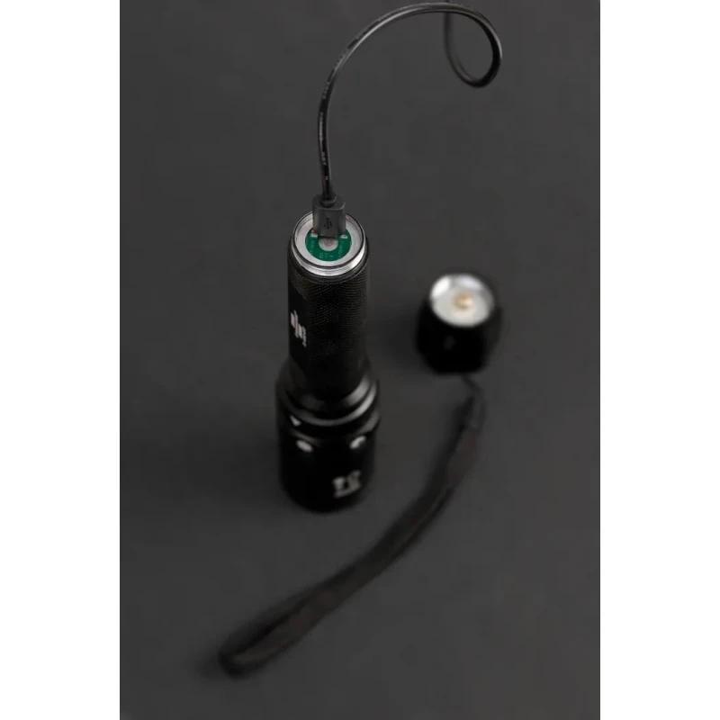 brennenstuhl Rechargeable LED Torch Black Aluminium Housing 430 lm 184 mm 1178600201