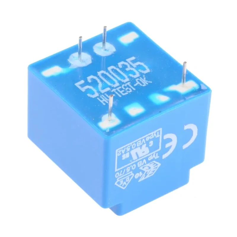 Block PCB Transformer 12 V ac 1 Output Pin, 0.5 VA, C-UL-US, ENEC 10 (VDE) VB 0,5/1/12