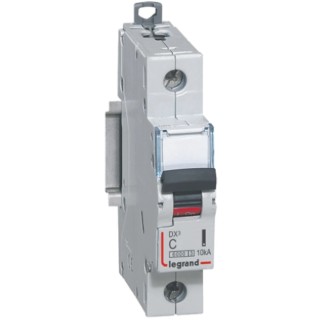 Legrand Miniature Circuit Breaker DX3 Series 1-Pole 20A Type C 400V AC 10 kA Breaking Capacity 4 076 55
