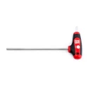 RS PRO 1 Piece T Hex Key Long and Short Arm Silicon Chrome Vanadium Steel Matt Chrome Finish 3 mm 192-3644