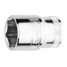 RS PRO 1/4 in Drive 10 mm 6 Point Hex Chrome Vanadium Steel Socket 25mm Overall Length 192-3735