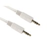 RS PRO Male 3.5 mm Stereo Jack to Male 3.5 mm Stereo Jack Auxiliary Cable, White, 1 m 192-4405