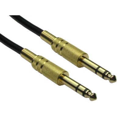 RS PRO Male 6.35 mm Stereo Jack to Male 6.35 mm Stereo Jack Auxiliary Cable 20 m 192-4451