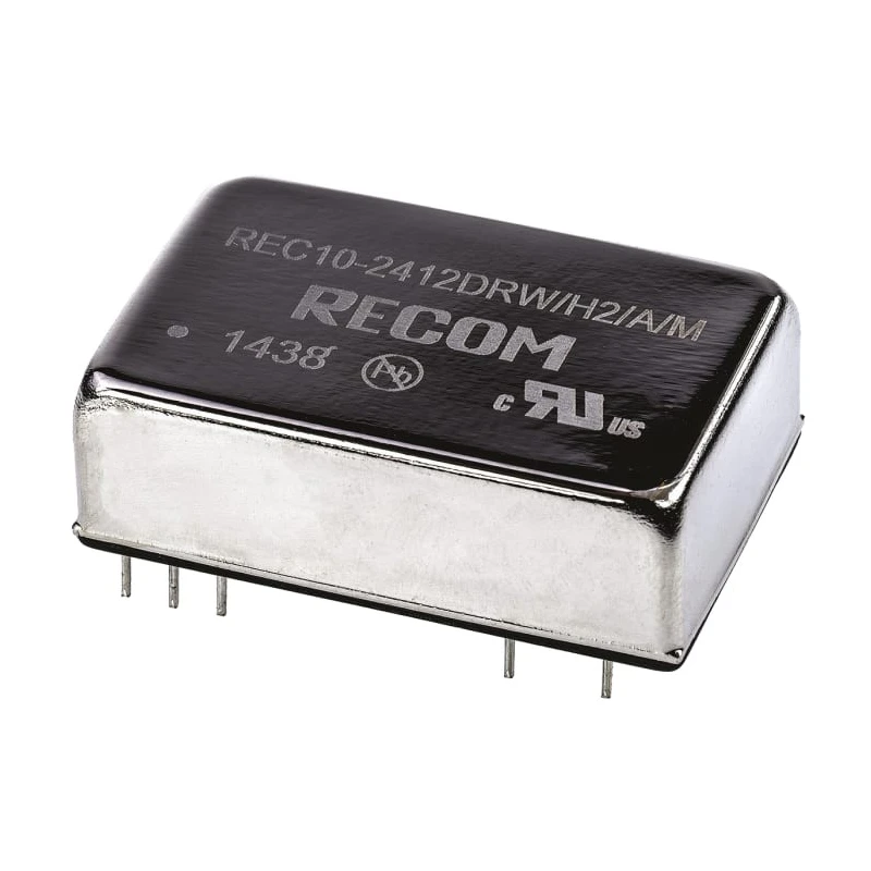 Recom DC/DC Converter 12V DC Output 416 mA 75V Max Input 36V Min Input 10W Through Hole DIP-24 REC10