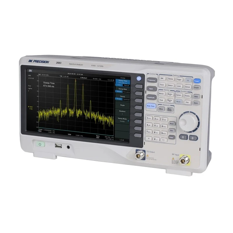 BK Precision 2680 Series Spectrum Analyser 9 kHz to 3.2 GHz Bandwidth, 3200000 kHz, TFT LCD Display BK2683