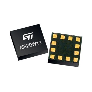 STMicroelectronics 3-Axis Surface Mount Digital Accelerometer 1.62 V to 3.6 V, I2C/SPI Interface, LGA 12-Pin AIS2DW12TR