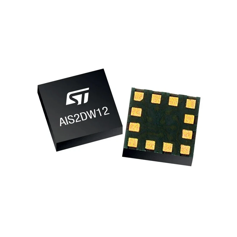 STMicroelectronics 3-Axis Surface Mount Digital Accelerometer 1.62 V to 3.6 V, I2C/SPI Interface, LGA 12-Pin AIS2DW12TR