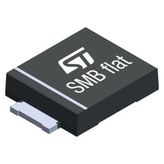 STMicroelectronics 1-Element Uni-Directional TVS Diode 600 W, 2-Pin SMB SMB6F22A