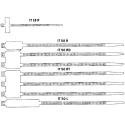 HellermannTyton Cable Tie Non-Releasable Natural Polyamide 66 203 mm Length x 4.6 mm Width 225N 111-85019 IT50R-PA66-NA