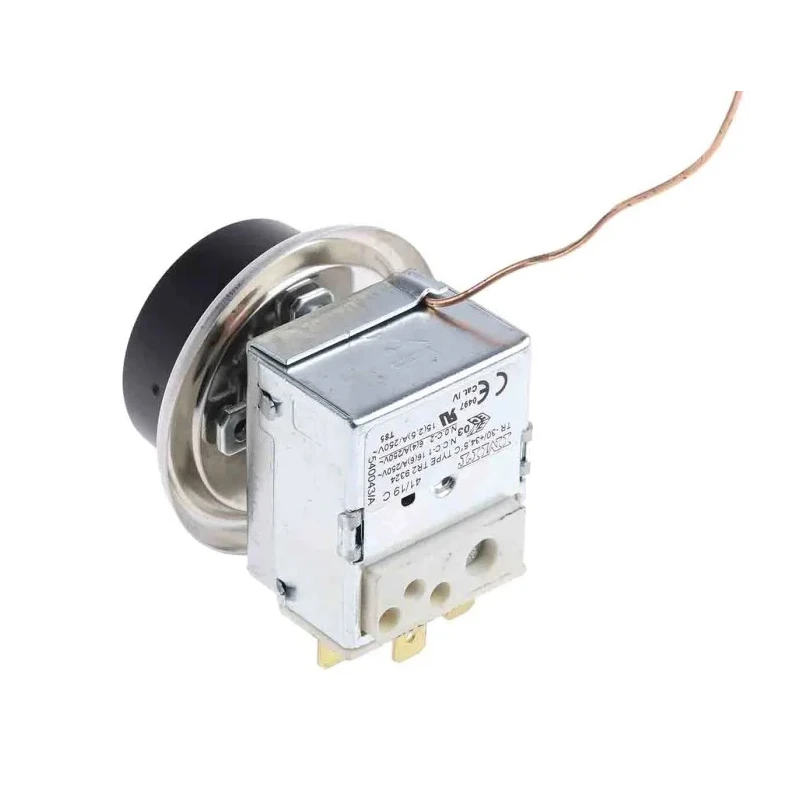 Altecnic Capillary Thermostat, 34.5 °C Max Operating Temperature, Automatic Reset, SPDT Contact, 16 A, Panel Mount 733-4732